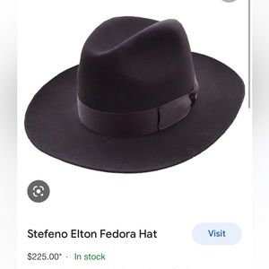 Stefeno Elton fedora hat